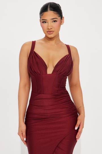 On Scene Maxi Dress - Red Dresses Luxurious Weddings