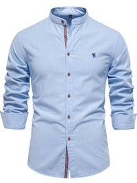 Men's Full Size Button Down Embroidered Shirt Plus Size Shirt Luxurious Weddings