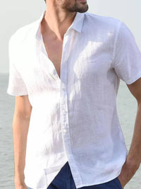 Men's Full Size Button Down Short Sleeve Shirt Plus Size Mens Shirts Luxurious Weddings