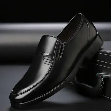 Men's Black Leather Formal Shoes mens shoes Luxurious Weddings