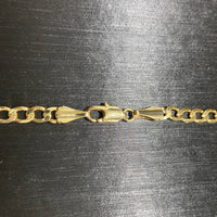 Solid Real 14k Gold Cuban Link Chain 20in 4mm Jewelry Luxurious Weddings