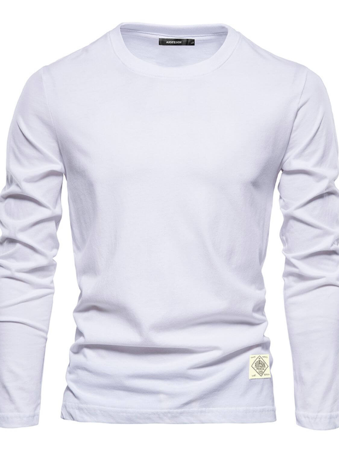 Men's Round Neck Long Sleeve T-Shirt Men's Tshirts Luxurious Weddings