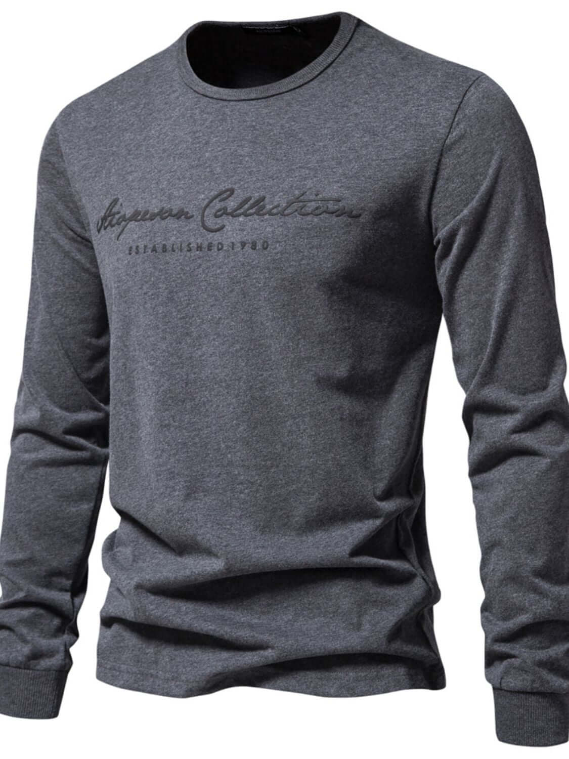 Men's Round Neck Letter Graphic T-Shirt Men's Tshirts Luxurious Weddings