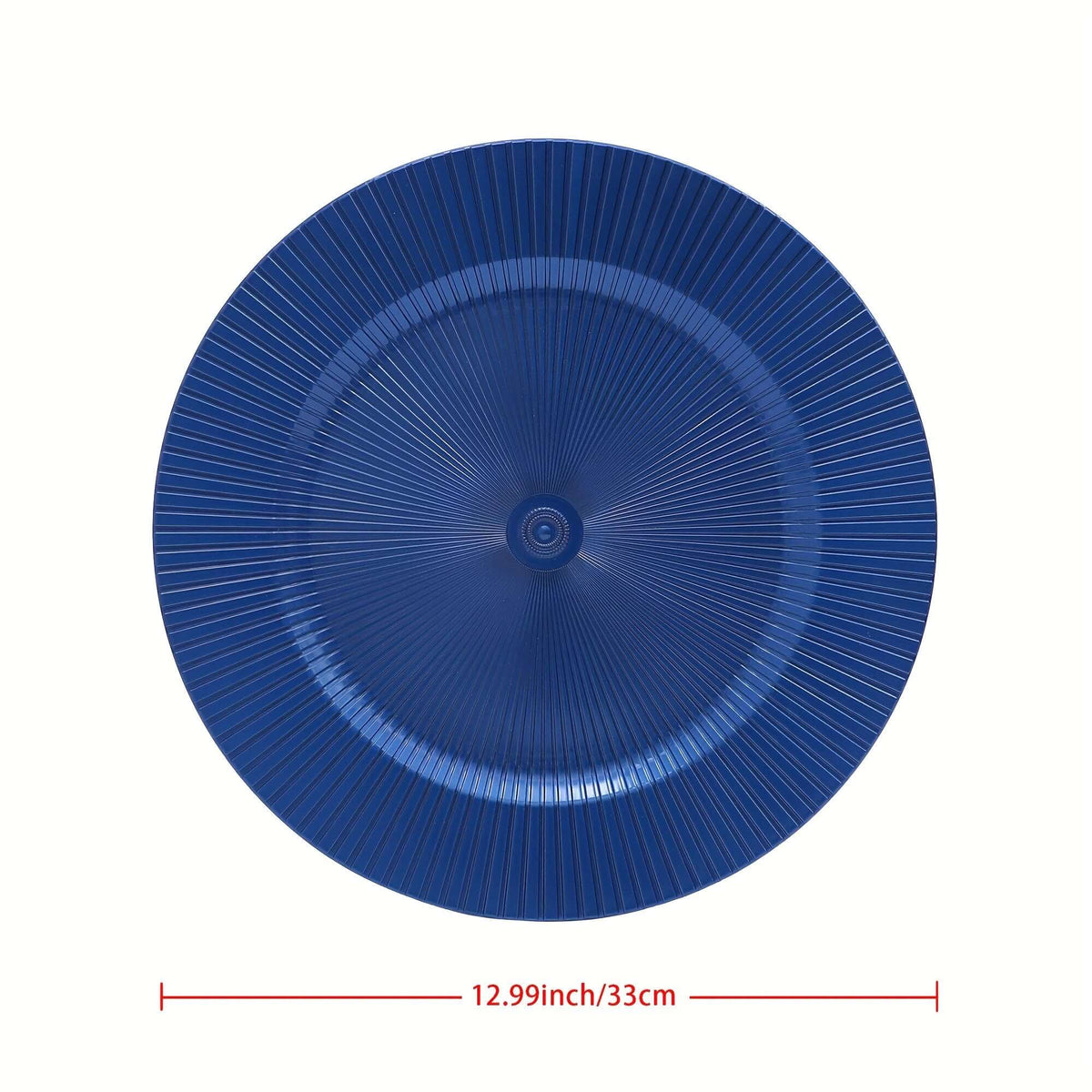 Elegant Blue Reef Charger Plates - 38 pcs Set tableware Luxurious Weddings