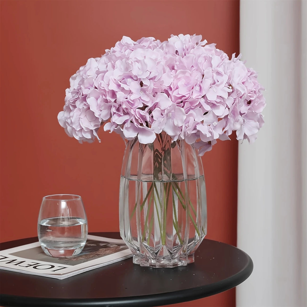 Bulk Wedding Floral Pack | Light Purple artificial Hydrangeas Luxurious Weddings