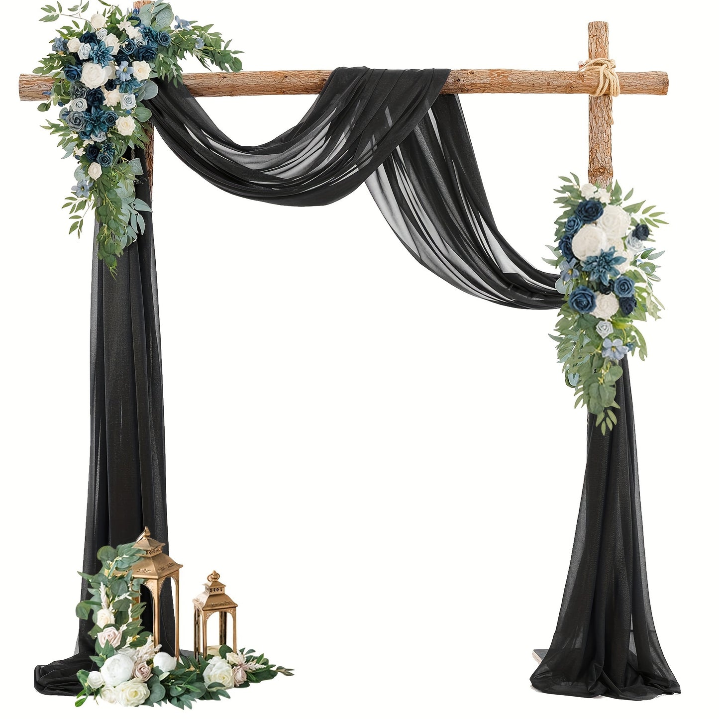 Green Silk Draping Silks Luxurious Weddings