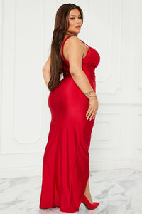 On Scene Maxi Dress - Red Dresses Luxurious Weddings