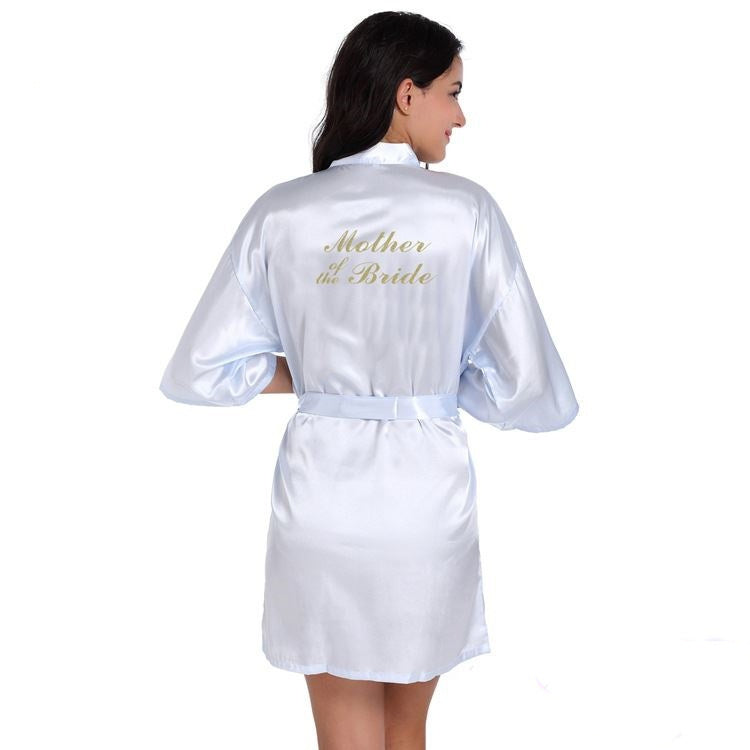 Mother Of The Bride Silk Robe Bridal Robes Luxurious Weddings
