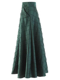 High Waist A Line Solid Minimalist Midi Skirts skirt Luxurious Weddings