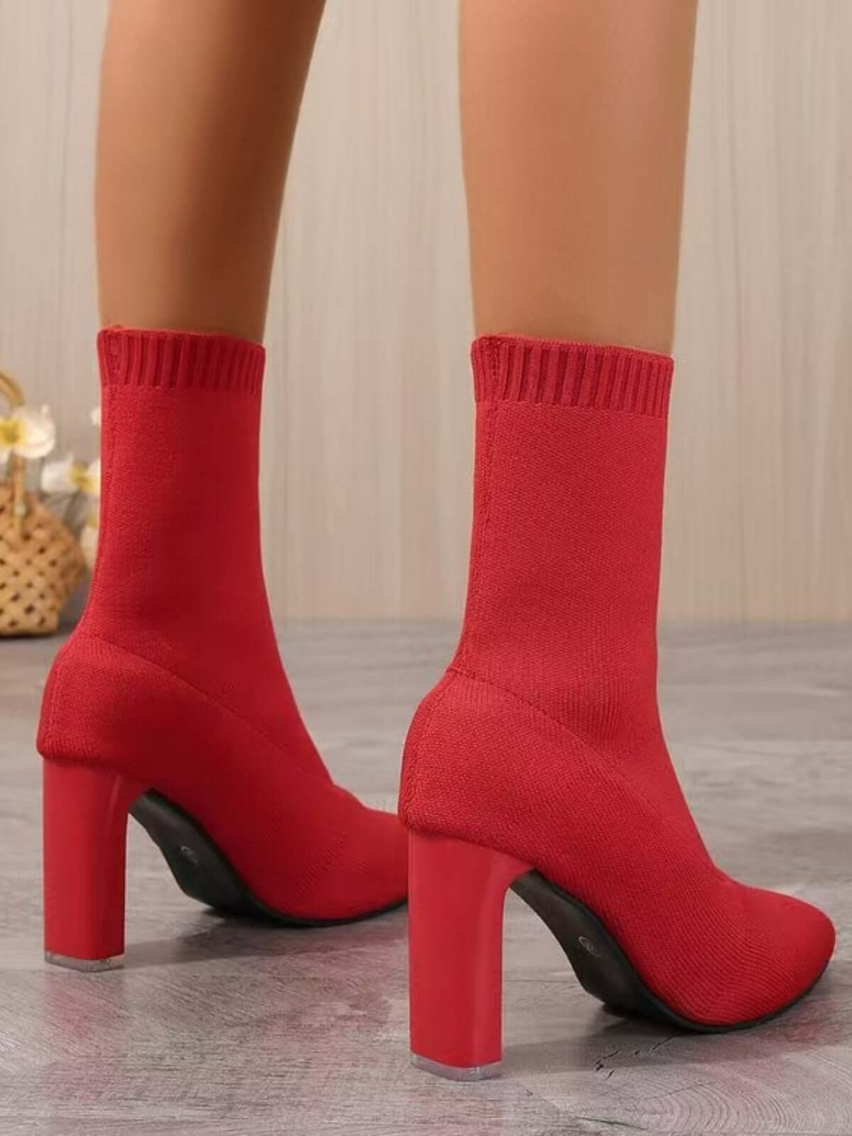 Point Toe Block Heel Boots boots Luxurious Weddings