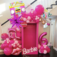 126Pcs Hot Pink Balloons Garland Arch Balloon Garlands Luxurious Weddings