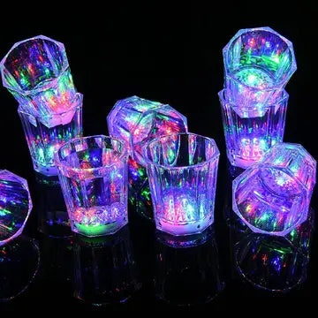 12pcs Light Up LED Flashing Drinking Cup Color Changing LED Cups Luxurious Weddings