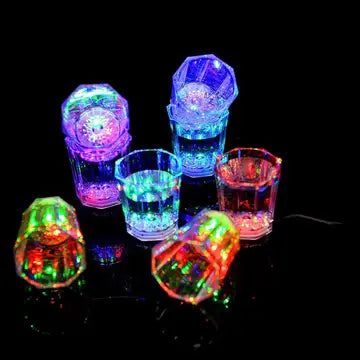 12pcs Light Up LED Flashing Drinking Cup Color Changing LED Cups Luxurious Weddings