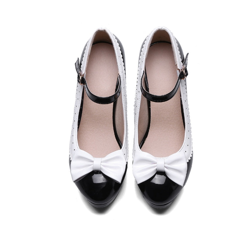 Lolita bow single shoes high heels 0 Luxurious Weddings