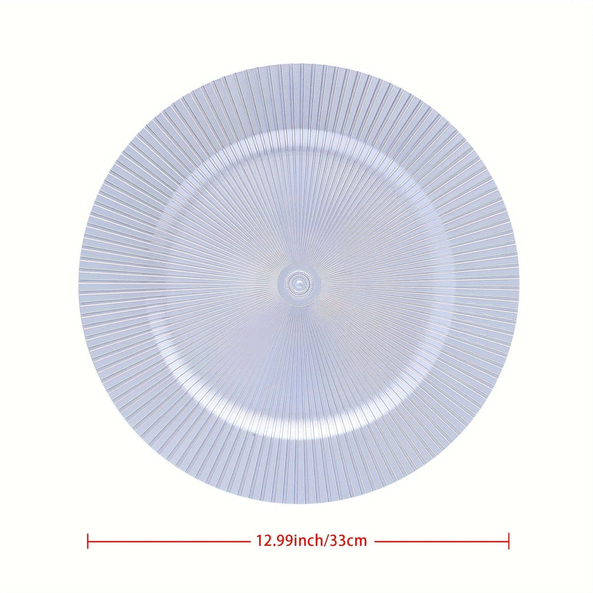 50 Silvery & Golden Charger Plates for Exquisite Table Tableware Luxurious Weddings