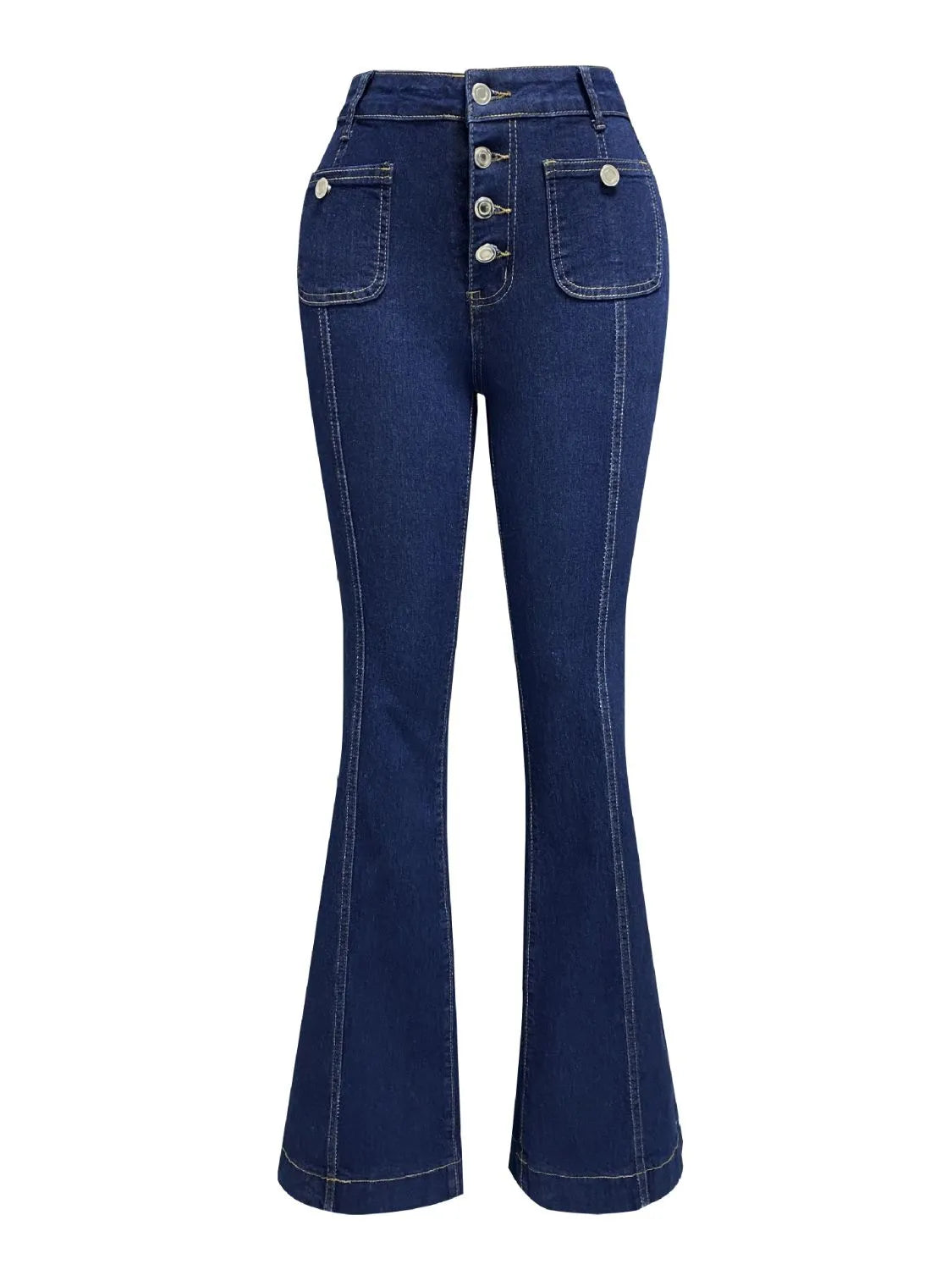 Flare Jeans with Pockets Denim Jeans Luxurious Weddings