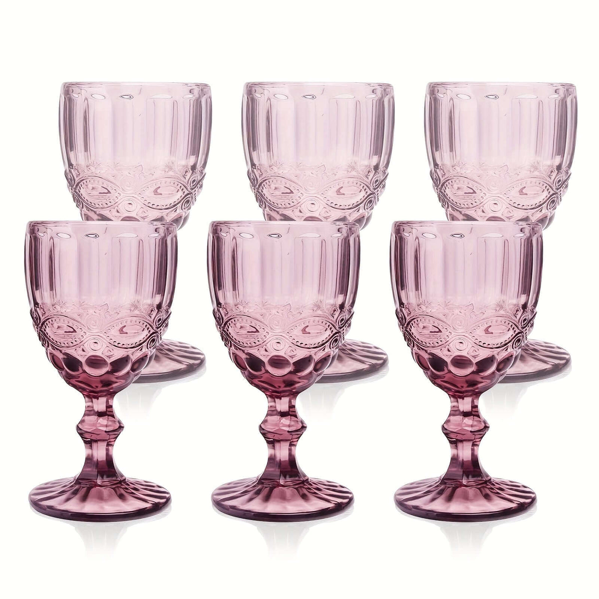 6pcs Vintage Snake Pattern Wine Glass Set wine glass Luxurious Weddings