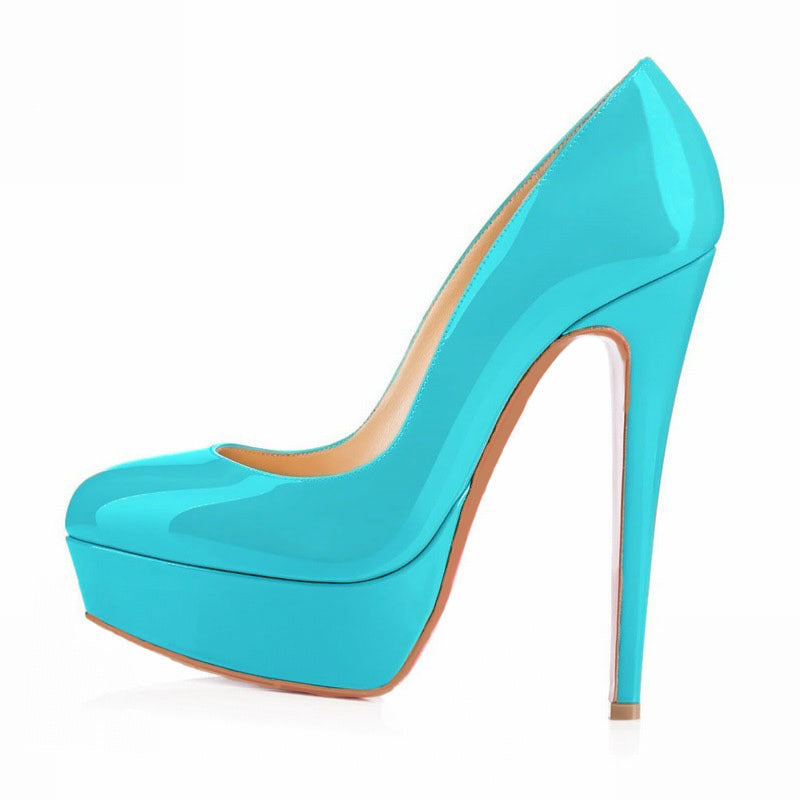 High Heels Baotou Round Toe Women's Shoes 0 Luxurious Weddings