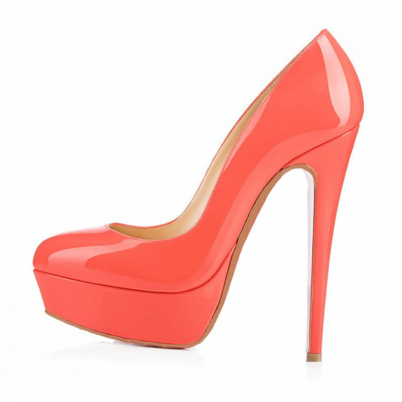 High Heels Baotou Round Toe Women's Shoes 0 Luxurious Weddings