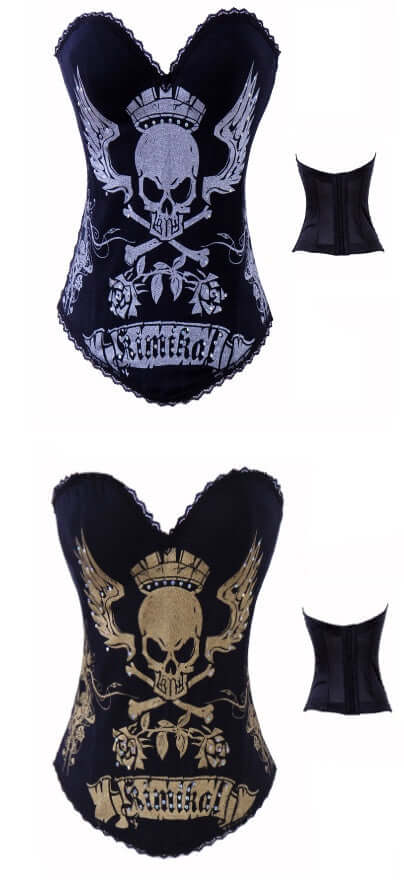 Golden Skull Corset, Palace High-End Corset Corset Luxurious Weddings