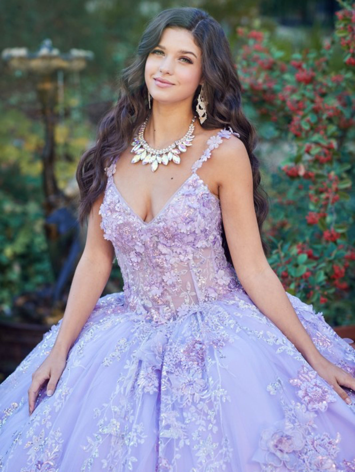 Floral Embroidery Off the Shoulder Ball Gown Luxurious Weddings