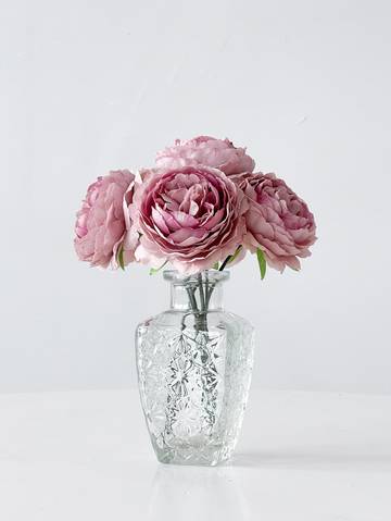 6pcs Artificial Peony Flower Heads Artificial Flowers Luxurious Weddings