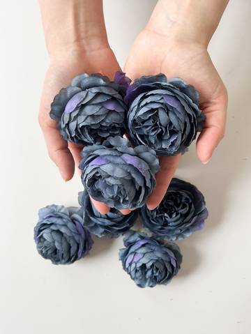 6pcs Artificial Peony Flower Heads Artificial Flowers Luxurious Weddings