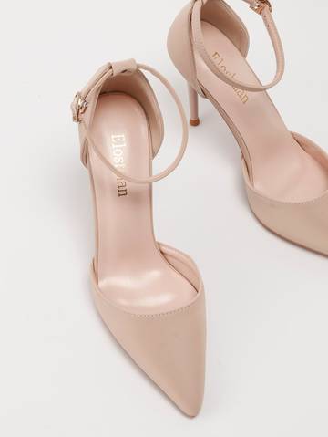 Stiletto Heeled Pumps, Point Toe Ankle Strap Pumps Women Pumps Luxurious Weddings