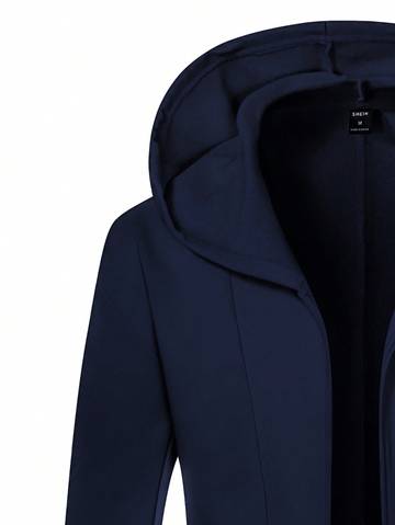 Open Front Hooded Coat Men Jackets & Coats Luxurious Weddings