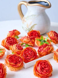 6pcs Artificial Peony Flower Heads Artificial Flowers Luxurious Weddings