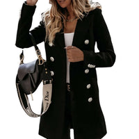 Long Sleeved Double Breasted Women's Coat Women's Jacket Luxurious Weddings