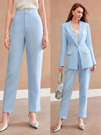 Woven women's Solid Suit Pants Women Suit Pants Luxurious Weddings