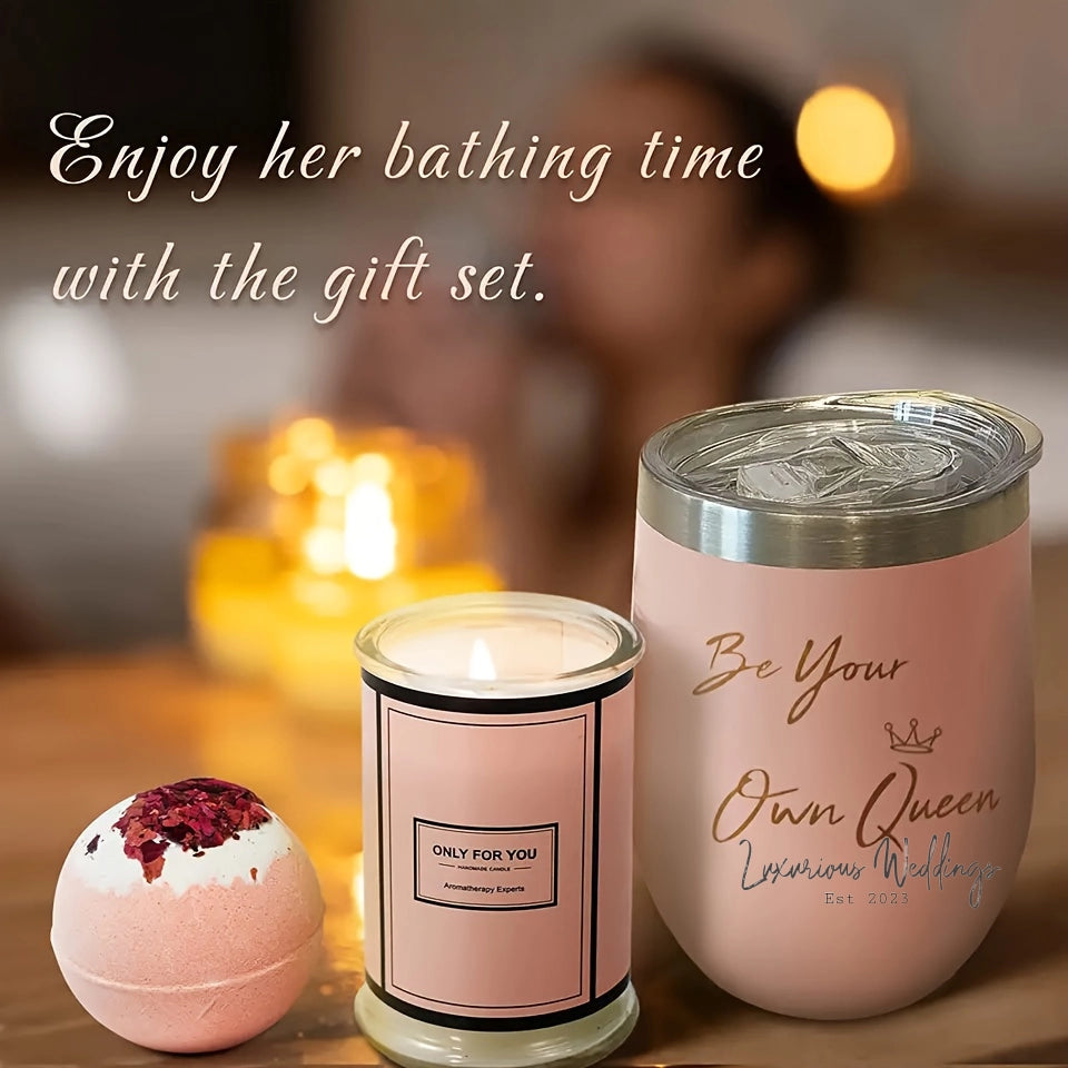 7-Piece Spa Gift Basket Set Gift Set Luxurious Weddings