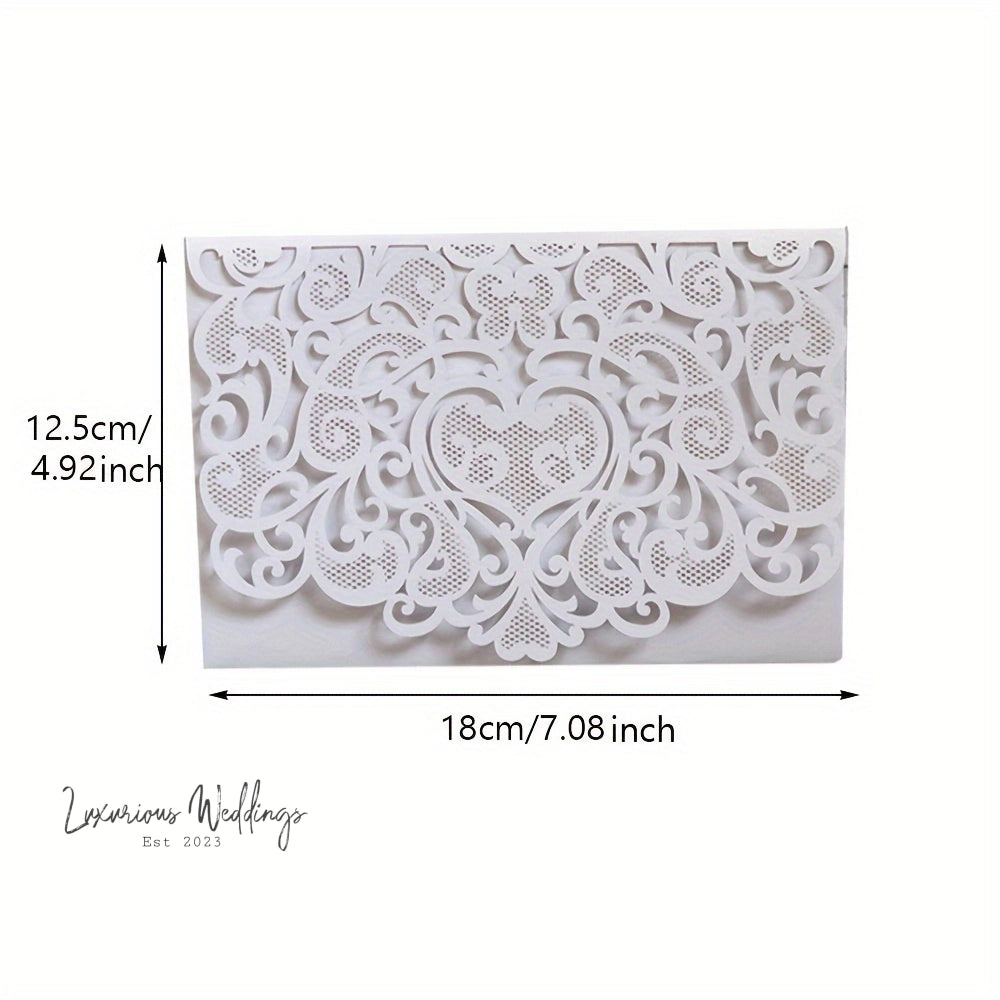 Wedding Invitation Suite with RSVP Cards - Invitations Luxurious Weddings