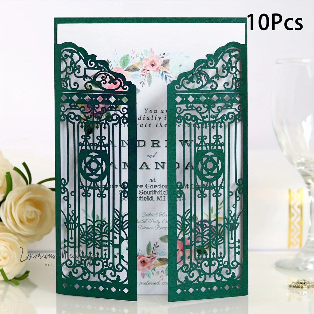 Luxury 3-D Paper Invitations - Wedding, Shower, Birthday, Thank You Cards Invitations Luxurious Weddings