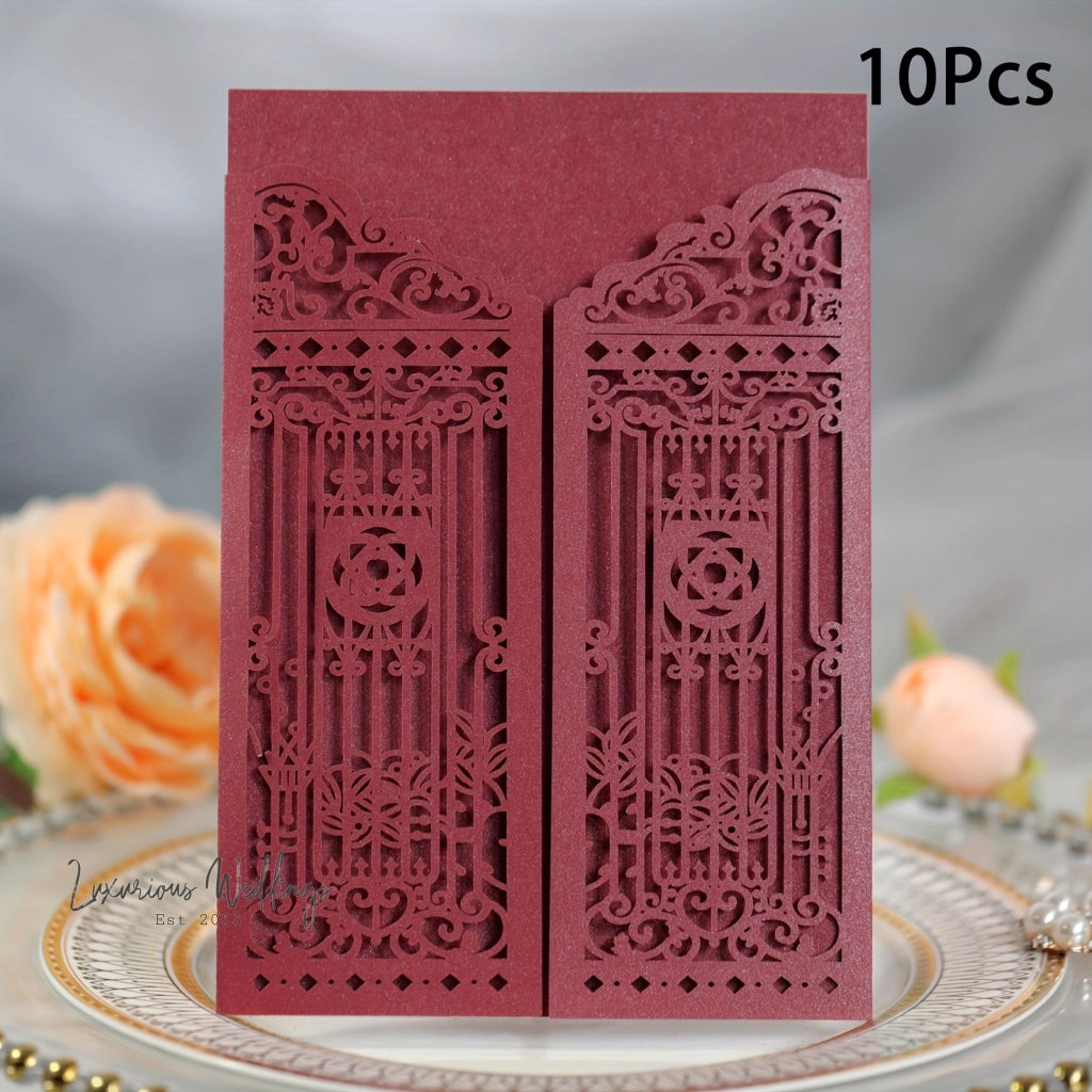 Luxury 3-D Paper Invitations - Wedding, Shower, Birthday, Thank You Cards Invitations Luxurious Weddings