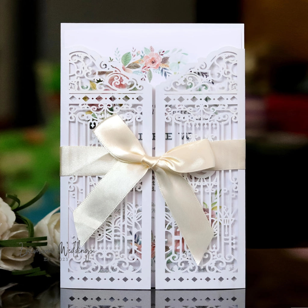 Luxury 3-D Paper Invitations - Wedding, Shower, Birthday, Thank You Cards Invitations Luxurious Weddings