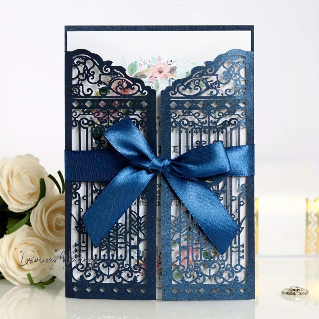 Luxury 3-D Paper Invitations - Wedding, Shower, Birthday, Thank You Cards Invitations Luxurious Weddings