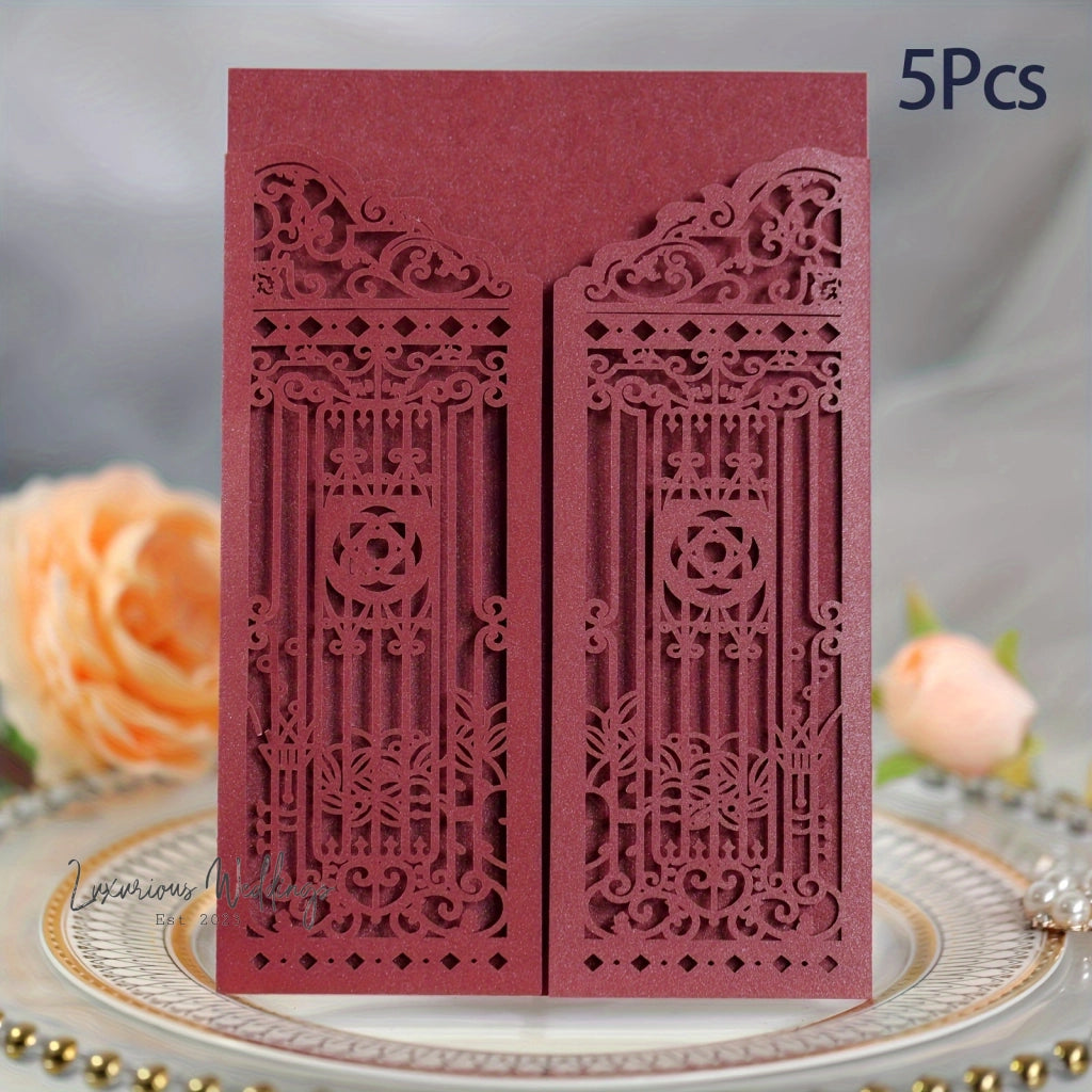 Luxury 3-D Paper Invitations - Wedding, Shower, Birthday, Thank You Cards Invitations Luxurious Weddings