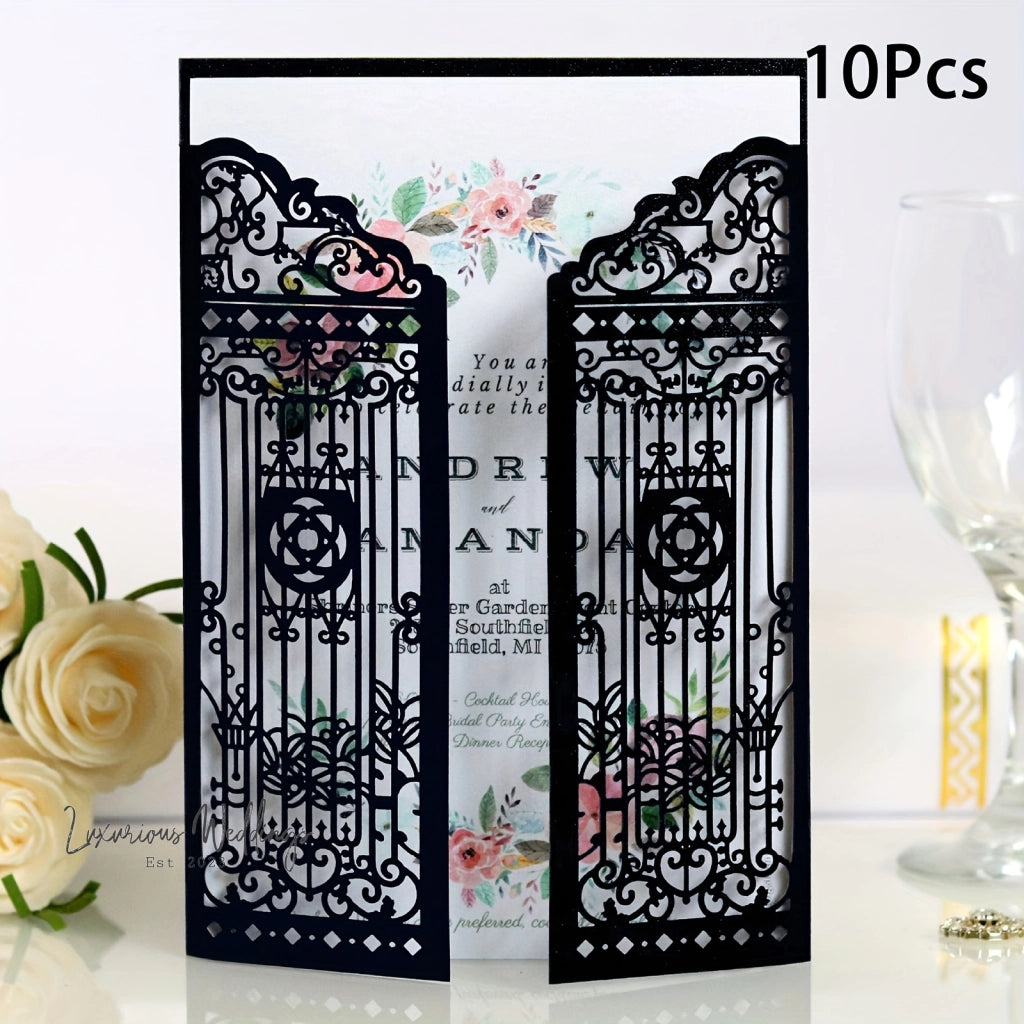 Luxury 3-D Paper Invitations - Wedding, Shower, Birthday, Thank You Cards Invitations Luxurious Weddings