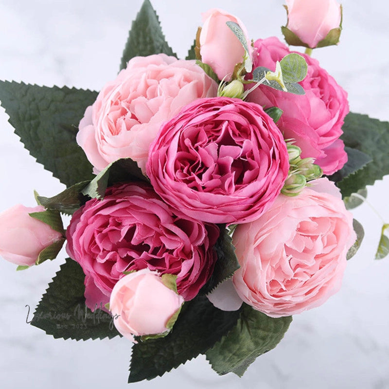 Silk Peony Flowers Peonys Luxurious Weddings