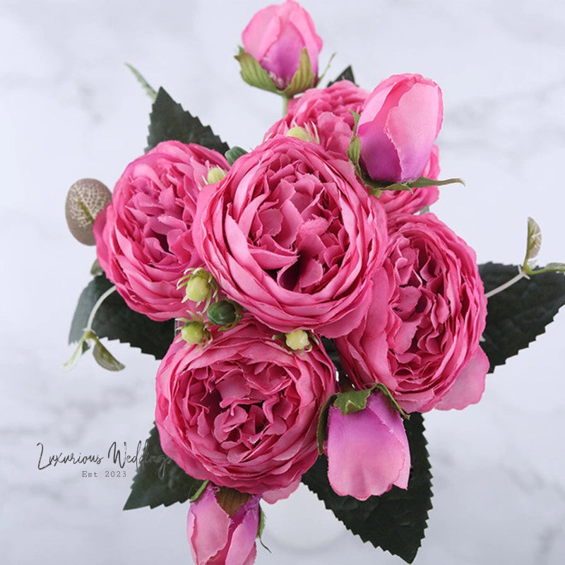 Silk Peony Flowers Peonys Luxurious Weddings