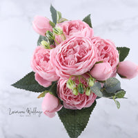 Silk Peony Flowers Peonys Luxurious Weddings