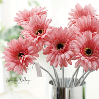 Real Touch Gerbera Artificial Flower Arrangement Artificial Gerbera Luxurious Weddings