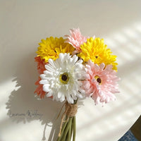 Real Touch Gerbera Artificial Flower Arrangement Artificial Gerbera Luxurious Weddings