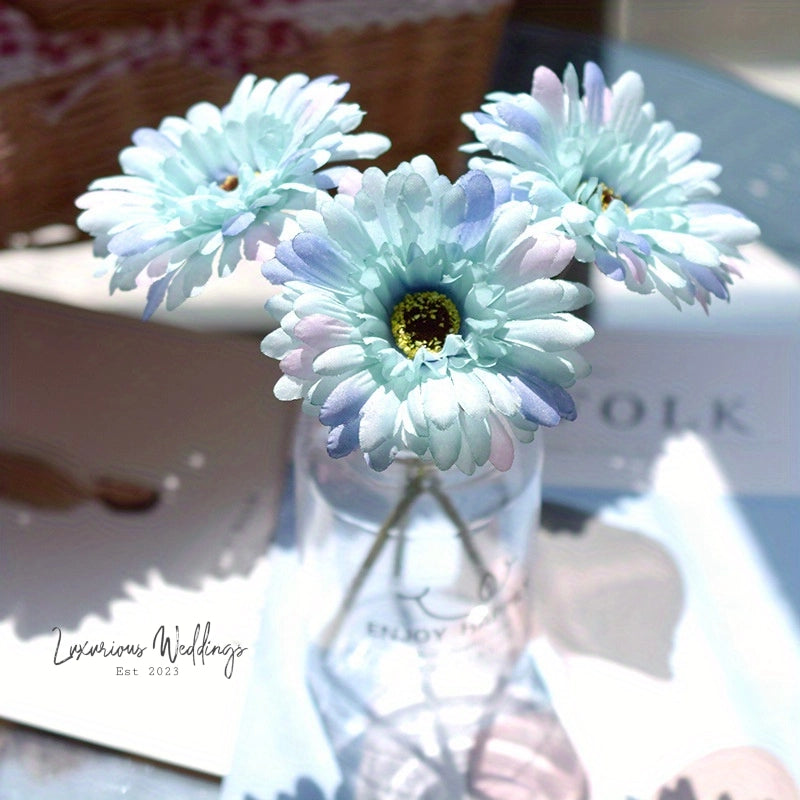 Real Touch Gerbera Artificial Flower Arrangement Artificial Gerbera Luxurious Weddings
