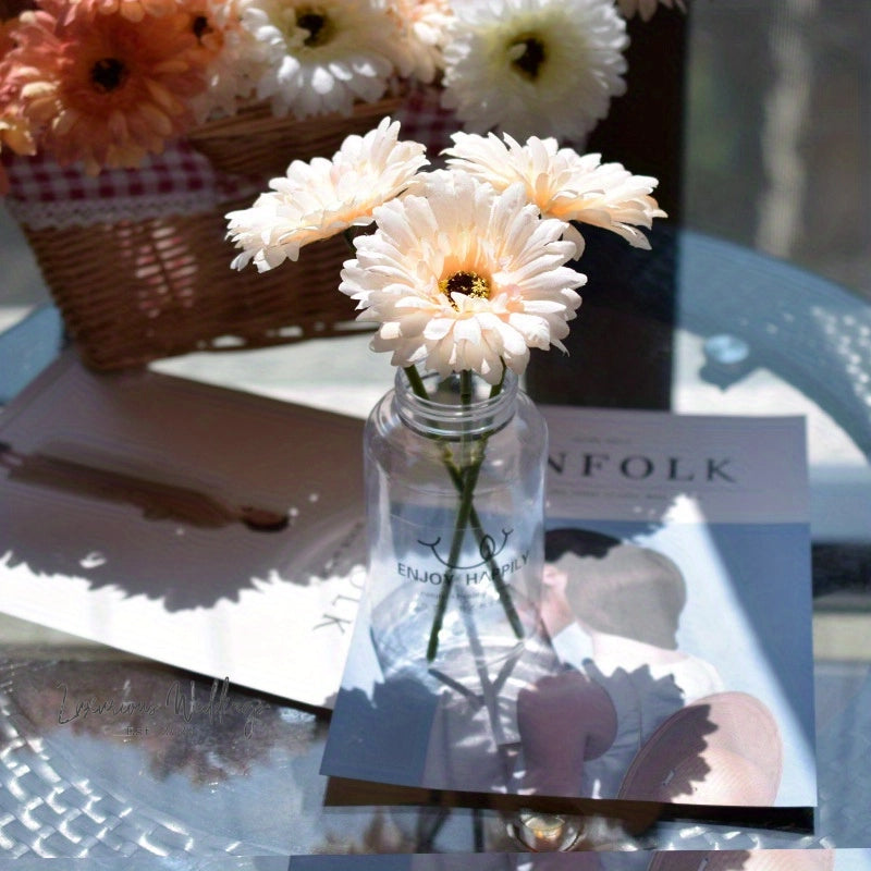 Real Touch Gerbera Artificial Flower Arrangement Artificial Gerbera Luxurious Weddings