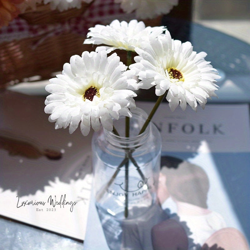 Real Touch Gerbera Artificial Flower Arrangement Artificial Gerbera Luxurious Weddings