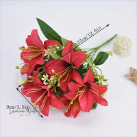 Real Touch Tiger Lily Bouquet - Perfect for Weddings Real Touch Tiger Lillies Luxurious Weddings