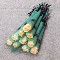 Valentine's Day Rose Artificial Flower Bouquet 10pcs Artificial Roses Luxurious Weddings